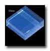 Mirage Tile Mirage Tile Glass Mosaic Plain Color 1 X 1 Lake Blue Glossy Tile