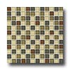 Daltile Daltile Glass Reflections Blends Mosaic 1 X 1 Urban Camouflage T