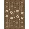 Milliken Milliken Poppy 5 X 8 Oval Oregano Area Rugs