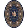 Milliken Milliken Montfleur 4 X 5 Oval Phantom Blue Area Rugs