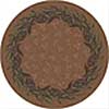Milliken Milliken Baskerville 8 Round Sorrel Area Rugs