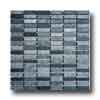 Mirage Tile Mirage Tile Lava Stone Mosaic Blue Tooth 5 / 8 X 2 Tile  &  Stone