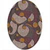 Milliken Milliken Remous 5 X 8 Oval Brown Area Rugs