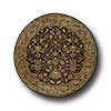 Kaleen Kaleen Mystical Garden 10 Round Blossom Chocolate Area Rugs