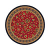 Milliken Milliken Aydin 8 Round Currant Red Area Rugs