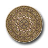 Kaleen Kaleen Tara 12 Round Piet Ivory Area Rugs