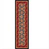 Milliken Milliken Karshi 2 X 12 Blue Grey Area Rugs