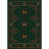 Milliken Milliken Prairie Star 8 X 11 Emerald Area Rugs