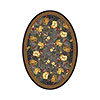 Milliken Milliken Barrington Court 4 X 5 Oval Ebony Area Rugs