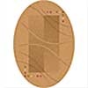 Milliken Milliken Caliente 8 X 11 Oval Flaxen Area Rugs