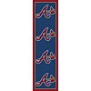 Milliken Milliken Atlanta Braves 2 X 8 Runner Atlanta Braves Runner Area