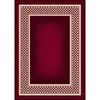 Milliken Milliken Old Gingham 8 X 11 Ruby Area Rugs