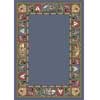 Milliken Milliken Toy Parade 8 X 11 Lapis Area Rugs