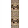 Milliken Milliken Wide Ruins 2 X 12 Runner Velvet Brown Area Rugs