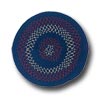 Colonial Mills, Inc. Colonial Mills, Inc. Deerfield 10 X 10 Round Midnight Blue Area