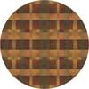 Milliken Milliken Aura 8 Round Fall Orange Area Rugs