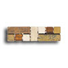 Alfagres Alfagres Tumbled Marble Gema Series - Glass Inserts Boticcino Do