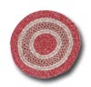 Colonial Mills, Inc. Colonial Mills, Inc. Jefferson 6 X 6 Round Red Streak Area Rugs