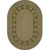Milliken Milliken Oak Braid 8 X 11 Oval Tobacco Area Rugs