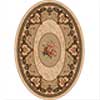 Milliken Milliken Montfleur 5 X 8 Oval Boston Creme Area Rugs