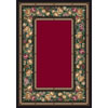 Milliken Milliken English Floral 2 X 8 Runner Ruby Area Rugs