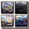 Daltile Daltile Sonterra Collection Mosaic Black Iridescent Tile  &  Stone