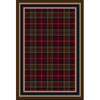 Milliken Milliken Magee Tartan 4 X 5 Oval Dark Amber Area Rugs