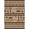 Milliken Milliken Wide Ruins 3 X 4 Velvet Brown Area Rugs