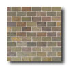 American Olean American Olean Tumbled Slate Brick Mosaic India Multicolor Tile