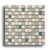 Alfagres Alfagres Tumbled Marble Gema Series - Glass Inserts Boticcino V