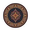 Milliken Milliken Merkez 8 Round Ebony Area Rugs