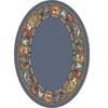 Milliken Milliken Toy Parade 5 X 8 Oval Lapis Area Rugs