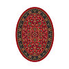 Milliken Milliken Abadan 4 X 5 Oval Currant Red Area Rugs