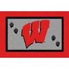 Logo Rugs Logo Rugs Wisconsin University Wisconsin Area Rug 3 X 5 Area Rug