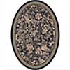 Milliken Milliken Delphi 8 X 11 Oval Ebony Area Rugs