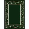 Milliken Milliken Garden Glory 8 X 11 Emerald Area Rugs