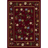 Milliken Milliken Lorelei 4 X 5 Oval Garnet Area Rugs