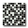 American Olean American Olean Legacy Glass Mosaic Blend Black Blend Tile  &  Ston