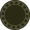 Milliken Milliken Rutherford 8 Round Olive Area Rugs