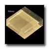 Mirage Tile Mirage Tile Glass Mosaic Plain Color 5 / 8 X 4 Cappuccino Glossy T