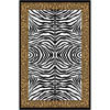 Home Dynamix Home Dynamix Zone 8 X 11 Ebony 75 Area Rugs