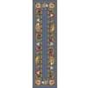 Milliken Milliken Toy Parade 2 X 8 Runner Lapis Area Rugs