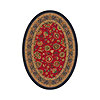 Milliken Milliken Aydin 4 X 5 Oval Currant Red Area Rugs