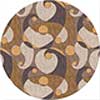 Milliken Milliken Remous 8 Round Stucco Area Rugs