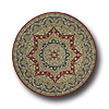 Kaleen Kaleen Tara 4 Round Piet Red Area Rugs