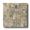 American Olean American Olean Tumbled Slate Pinwheel Mosaic India Autumn Tile  &