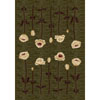Milliken Milliken Poppy 8 X 8 Square Olive Area Rugs