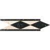 Tesoro Tesoro Murano Listello Nero Polished Tile  &  Stone