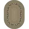 Milliken Milliken Springtime Braid 5 X 8 Oval Sandstone Area Rugs