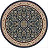 Milliken Milliken Halkara 8 Round Candle Blue Area Rugs